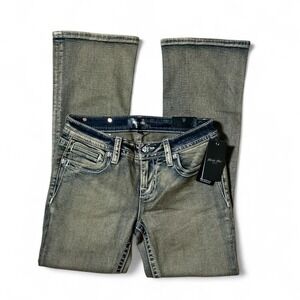 Y2K Miss Me NWT Low Rise Bootcut Jeans Wing Pocket Vintage L9543BS Size 27‎